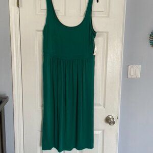 NWT Daily Ritual Women's Jersey Sleeveless Empire-Waist Midi Dress